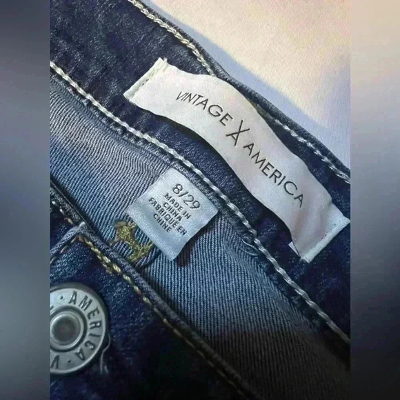 VINTAGE AMERICA Women’s wonderland skinny ankle jeans - Picture 6 of 9